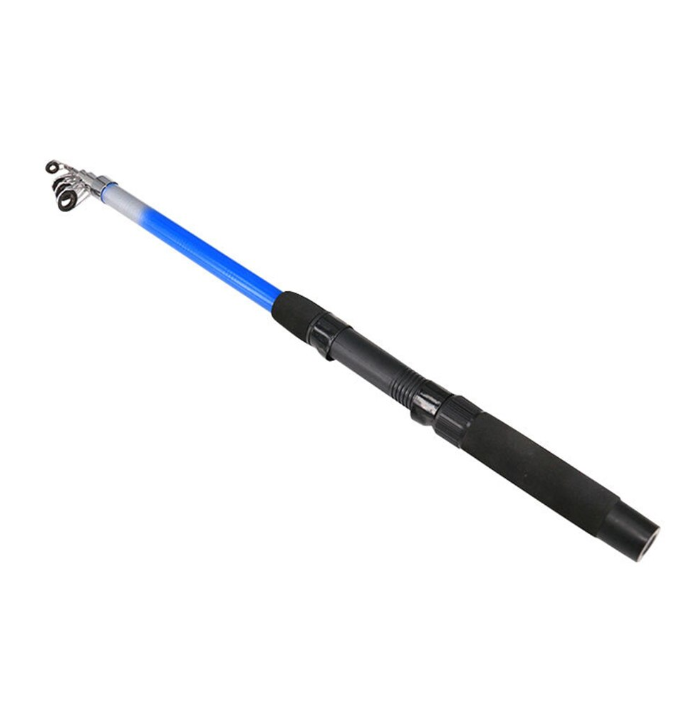 retractable beginner fishing rod with spinning reel for easy casting